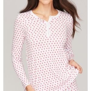 Roller rabbit hearts PJ top